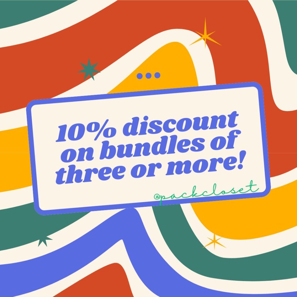 ▫️▫️Bundle & Save at @packcloset.▫️▫️